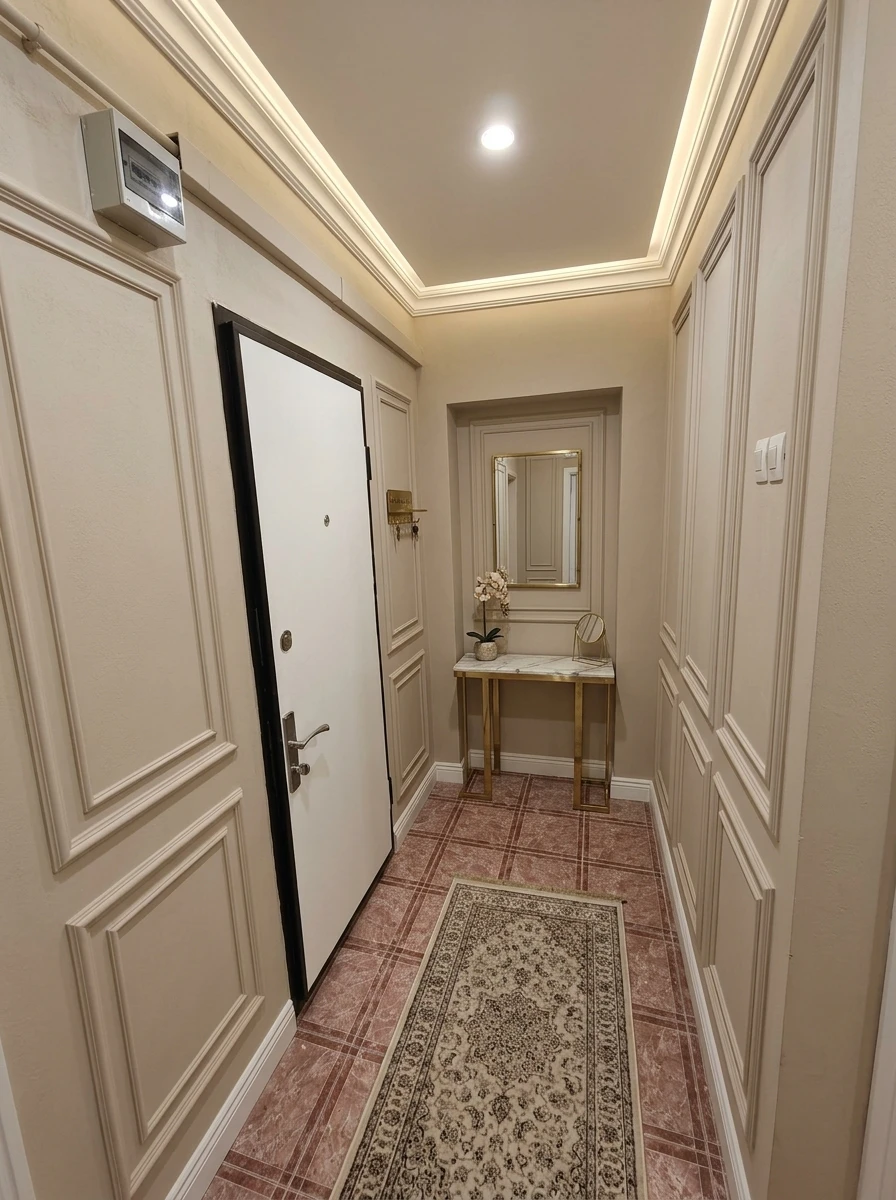 Дизайн прихожей в стиле Классика — фото интерьера от нейросети RoomGPT
