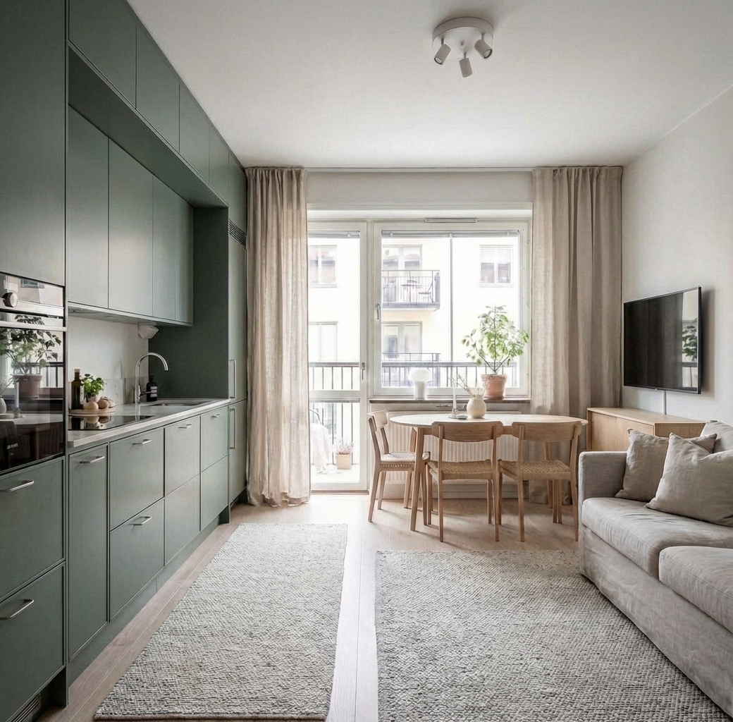 Дизайн ванной в стиле Сканди — фото интерьера от нейросети RoomGPT