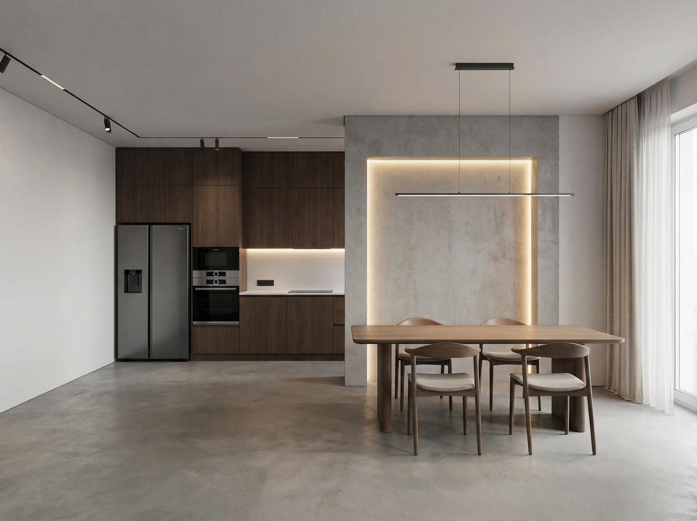 Дизайн гостиной в стиле Минимализм — фото интерьера от нейросети RoomGPT