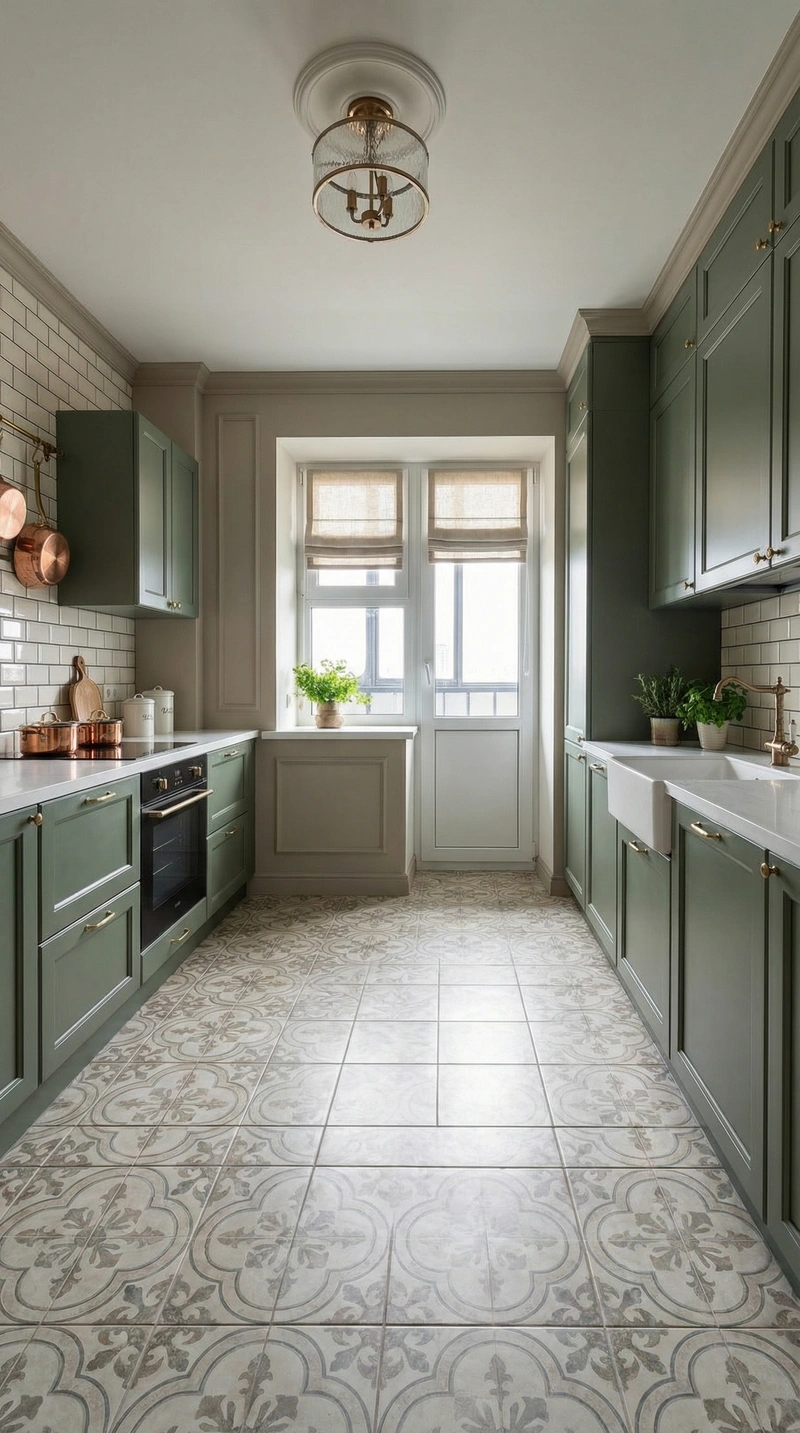 Дизайн интерьера в стиле Классика — Кухня от нейросети RoomGPT