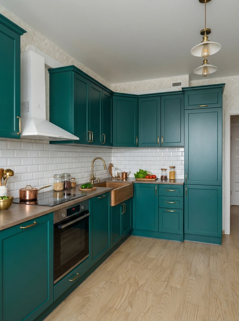 Дизайн интерьера в стиле Классика — Кухня от нейросети RoomGPT