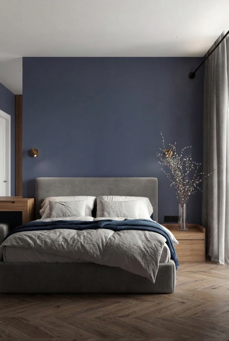 Дизайн интерьера в стиле Минимализм — Спальня от нейросети RoomGPT