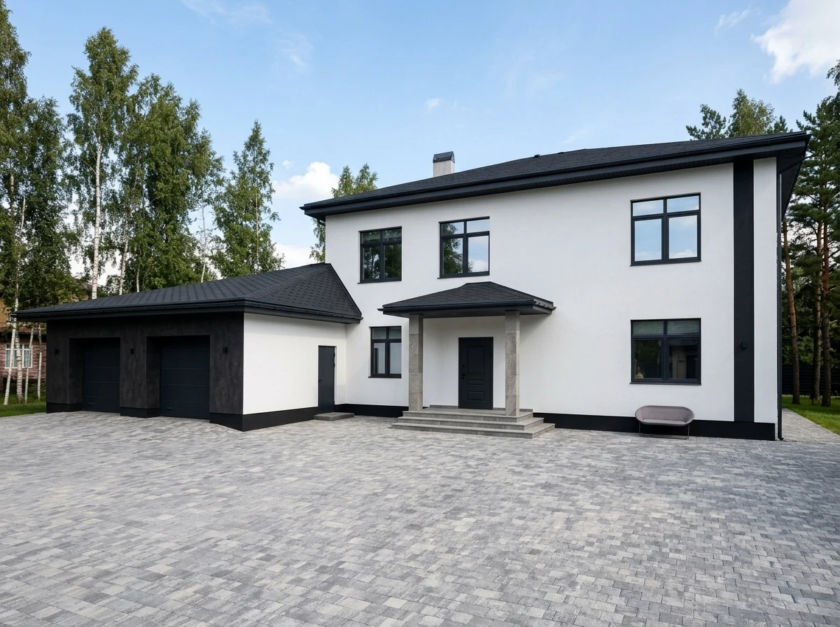 Дизайн фасада в стиле Минимализм — Фасад от нейросети RoomGPT