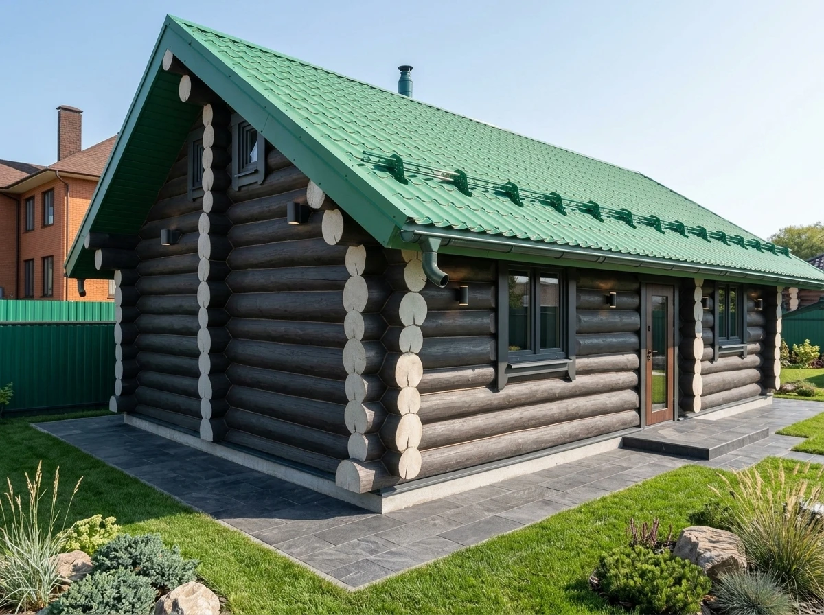 Дизайн фасада в стиле Шале — Фасад от нейросети RoomGPT