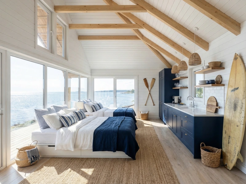 Дизайн гостиной в стиле Контемпорари — фото интерьера от нейросети RoomGPT