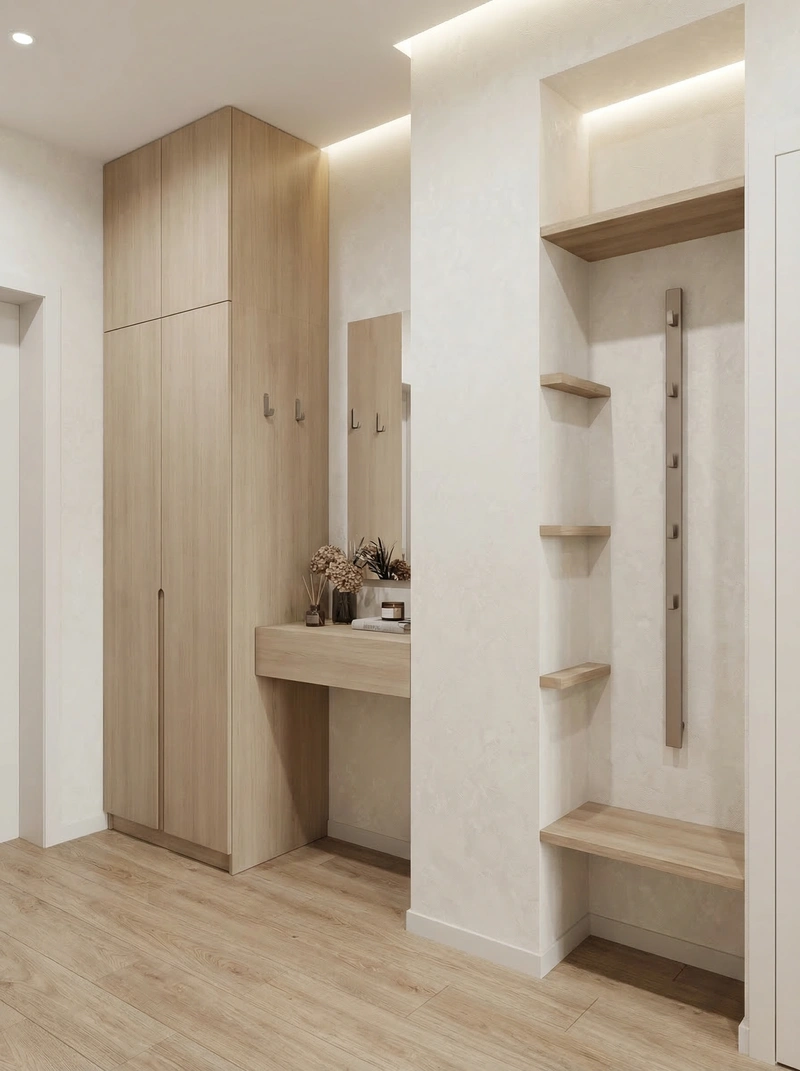 Дизайн интерьера в стиле Минимализм — Прихожая от нейросети RoomGPT