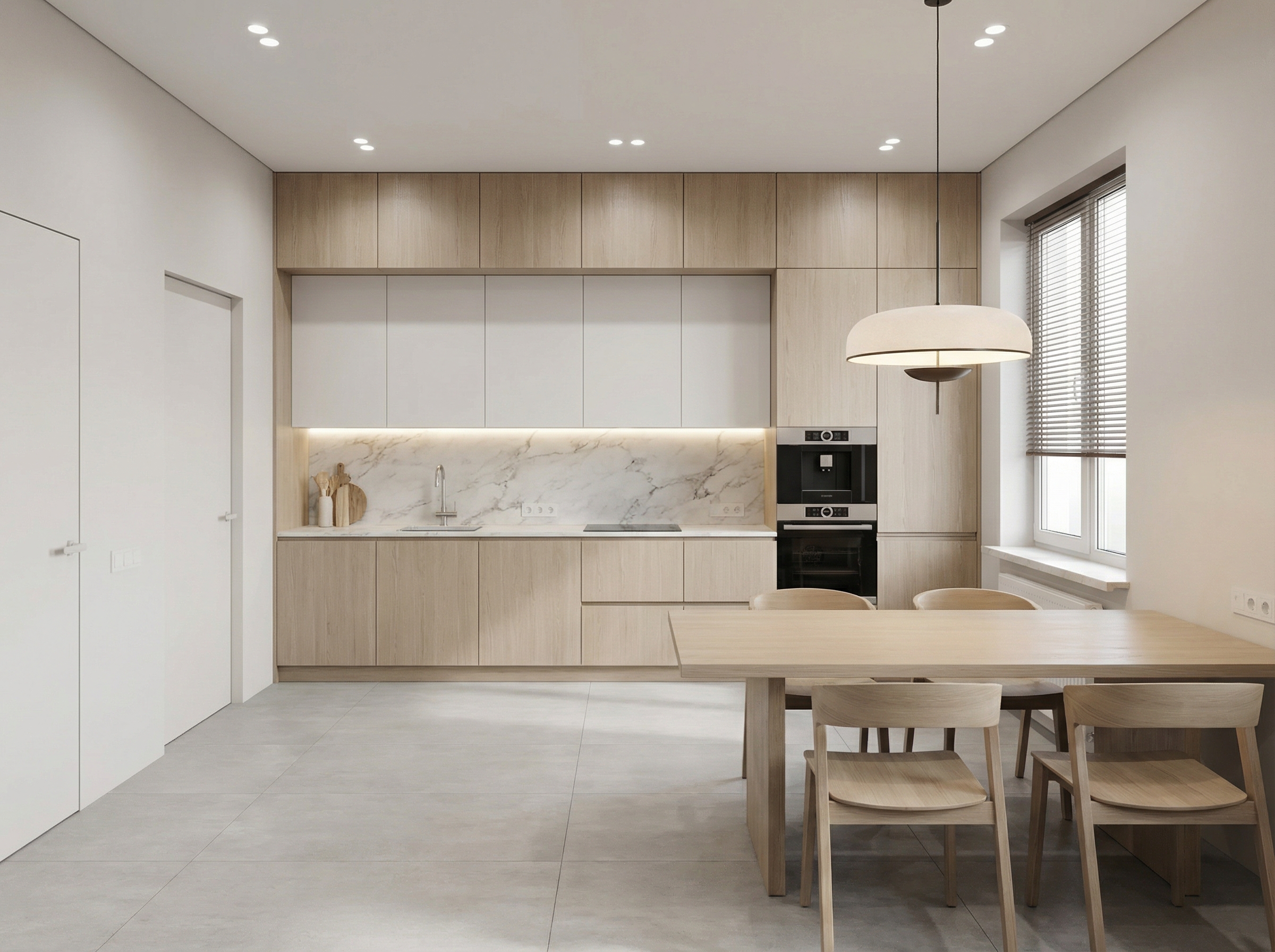 Дизайн кухни в стиле Минимализм — фото интерьера от нейросети RoomGPT