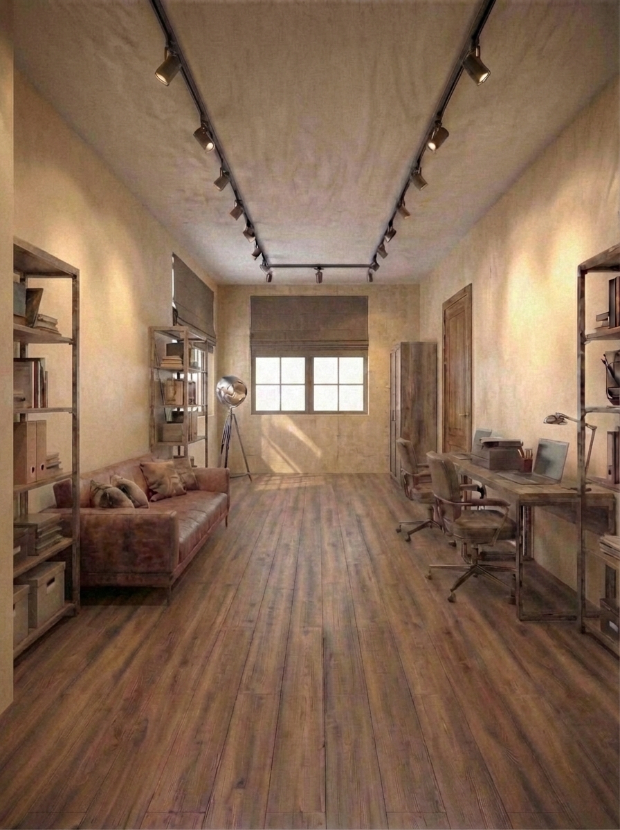 Дизайн гостиной в стиле Лофт — фото интерьера от нейросети RoomGPT