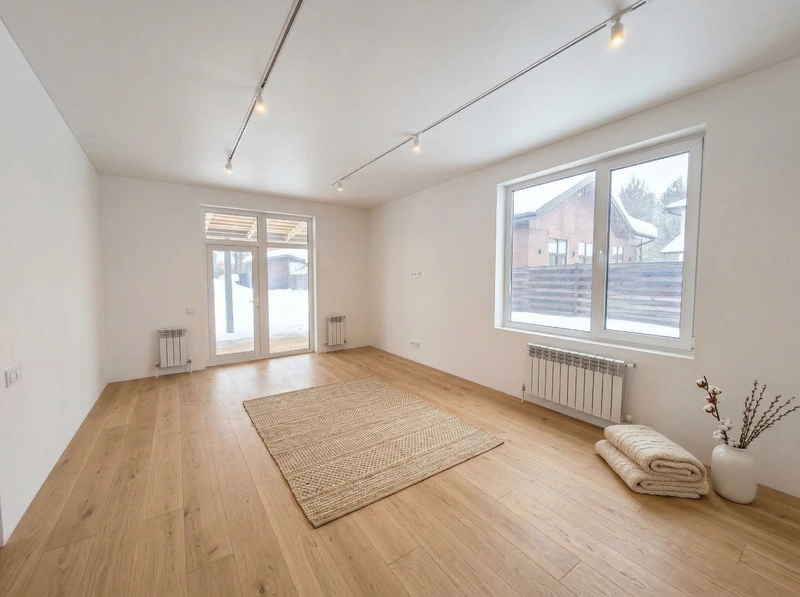 Дизайн интерьера в стиле Хюгге — Гостиная от нейросети RoomGPT