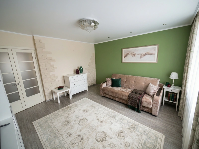 Дизайн гостиной в стиле Британский — фото интерьера от нейросети RoomGPT