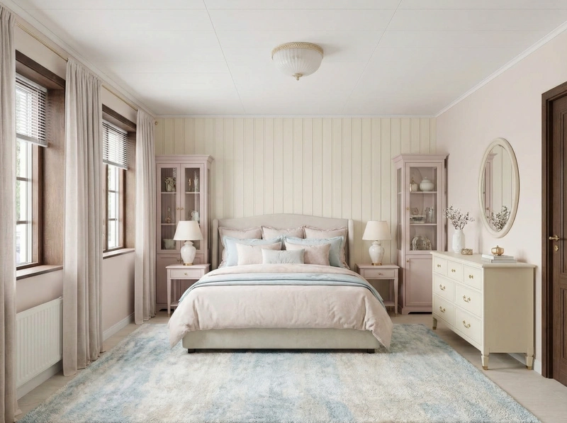 Дизайн интерьера в стиле Классика — Спальня от нейросети RoomGPT