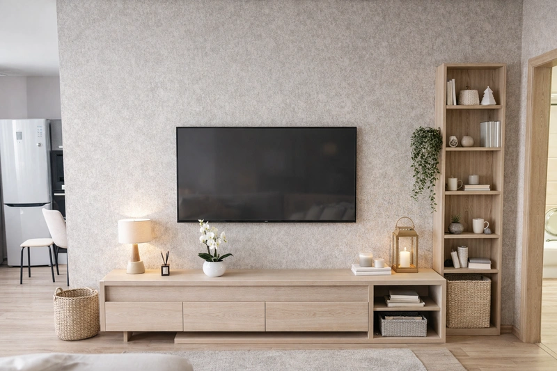 Дизайн интерьера в стиле Хюгге — Гостиная от нейросети RoomGPT