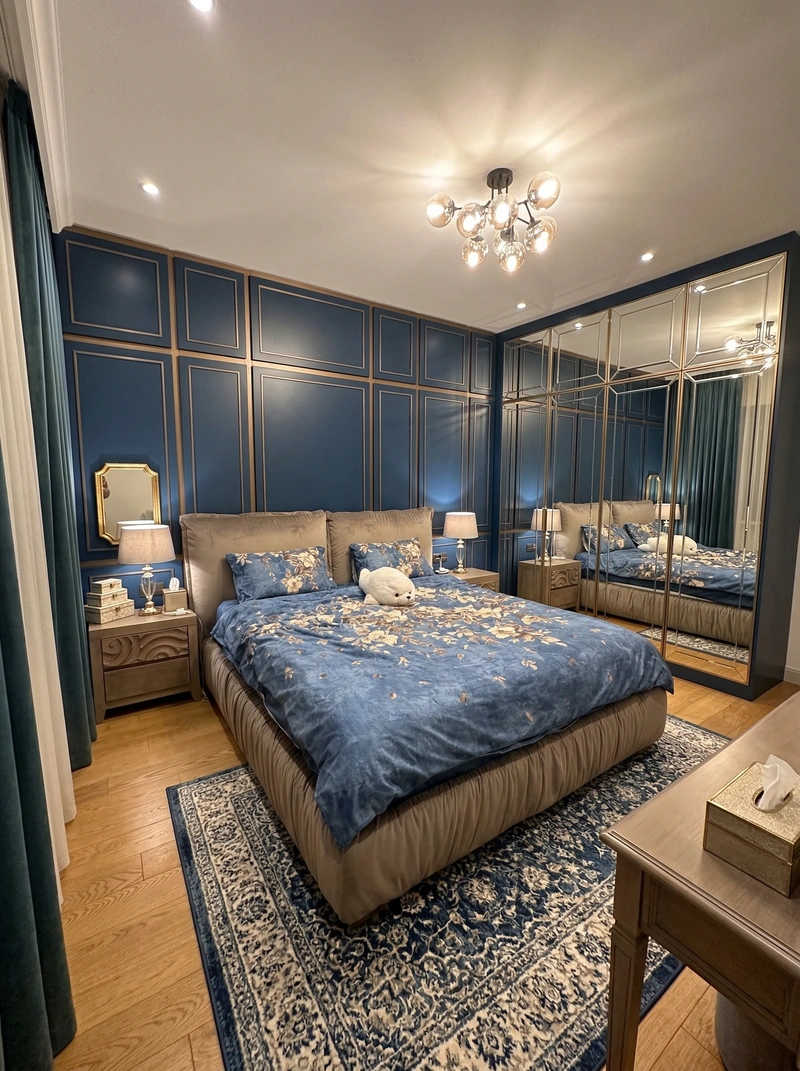 Дизайн интерьера в стиле Классика — Спальня от нейросети RoomGPT