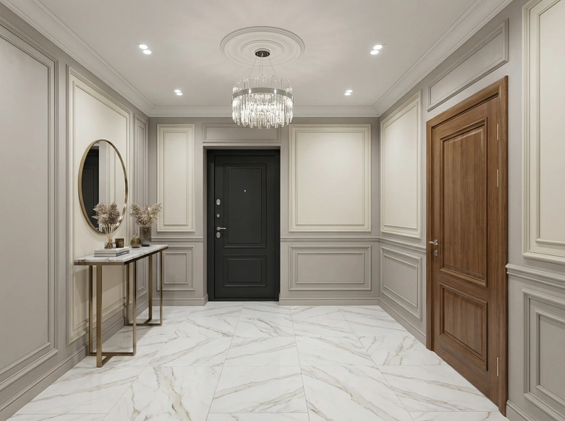 Дизайн интерьера в стиле Классика — Прихожая от нейросети RoomGPT