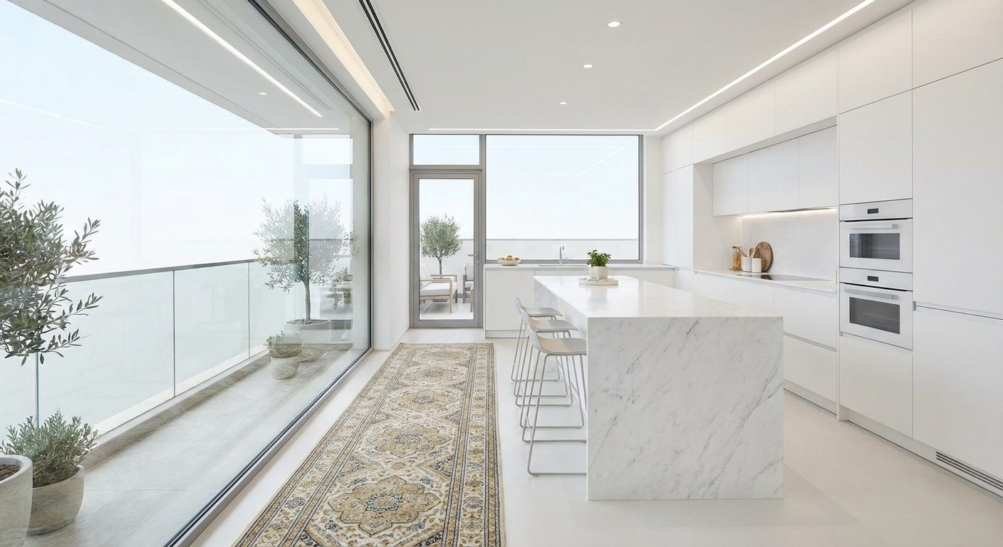 Дизайн кухни в стиле Минимализм — фото интерьера от нейросети RoomGPT