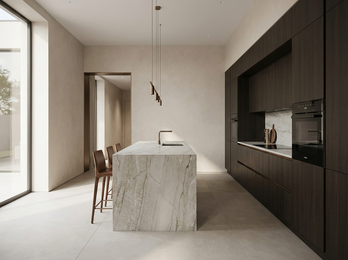 Дизайн кухни в стиле Минимализм — фото интерьера от нейросети RoomGPT