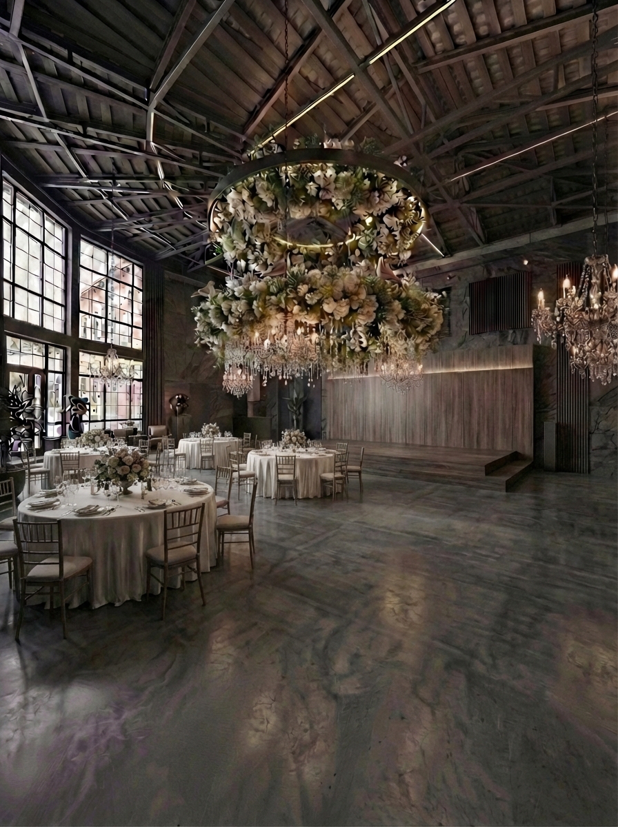 Дизайн гостиной в стиле Блэктэк — фото интерьера от нейросети RoomGPT