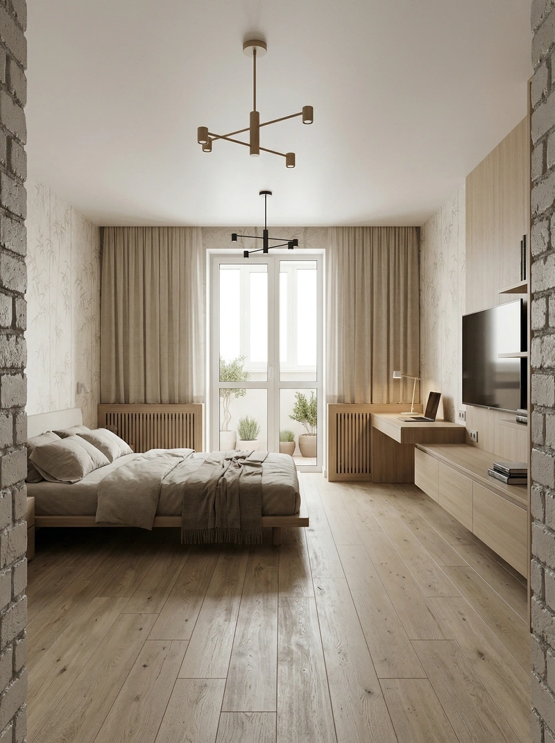 Дизайн детской в стиле Сканди — фото интерьера от нейросети RoomGPT