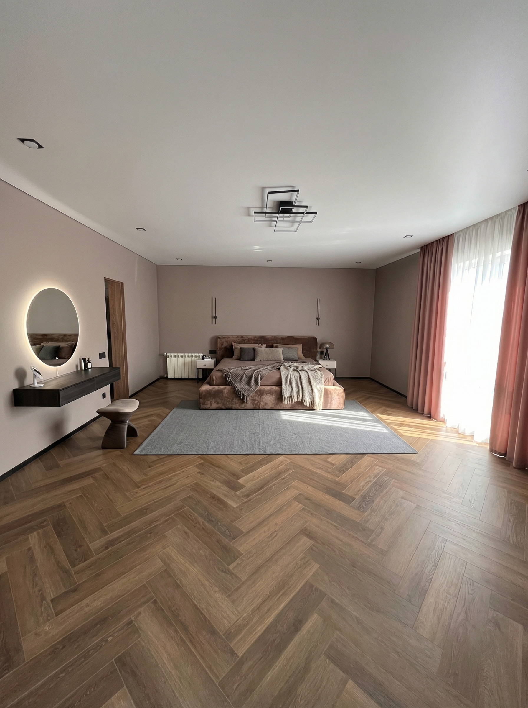 Дизайн спальни в стиле Минимализм — фото интерьера от нейросети RoomGPT