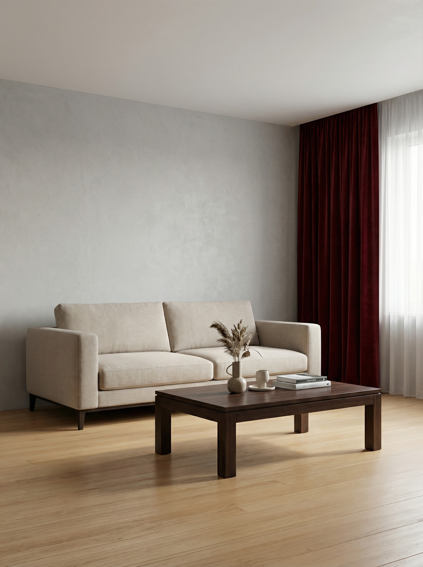 Дизайн гостиной в стиле Минимализм — фото интерьера от нейросети RoomGPT