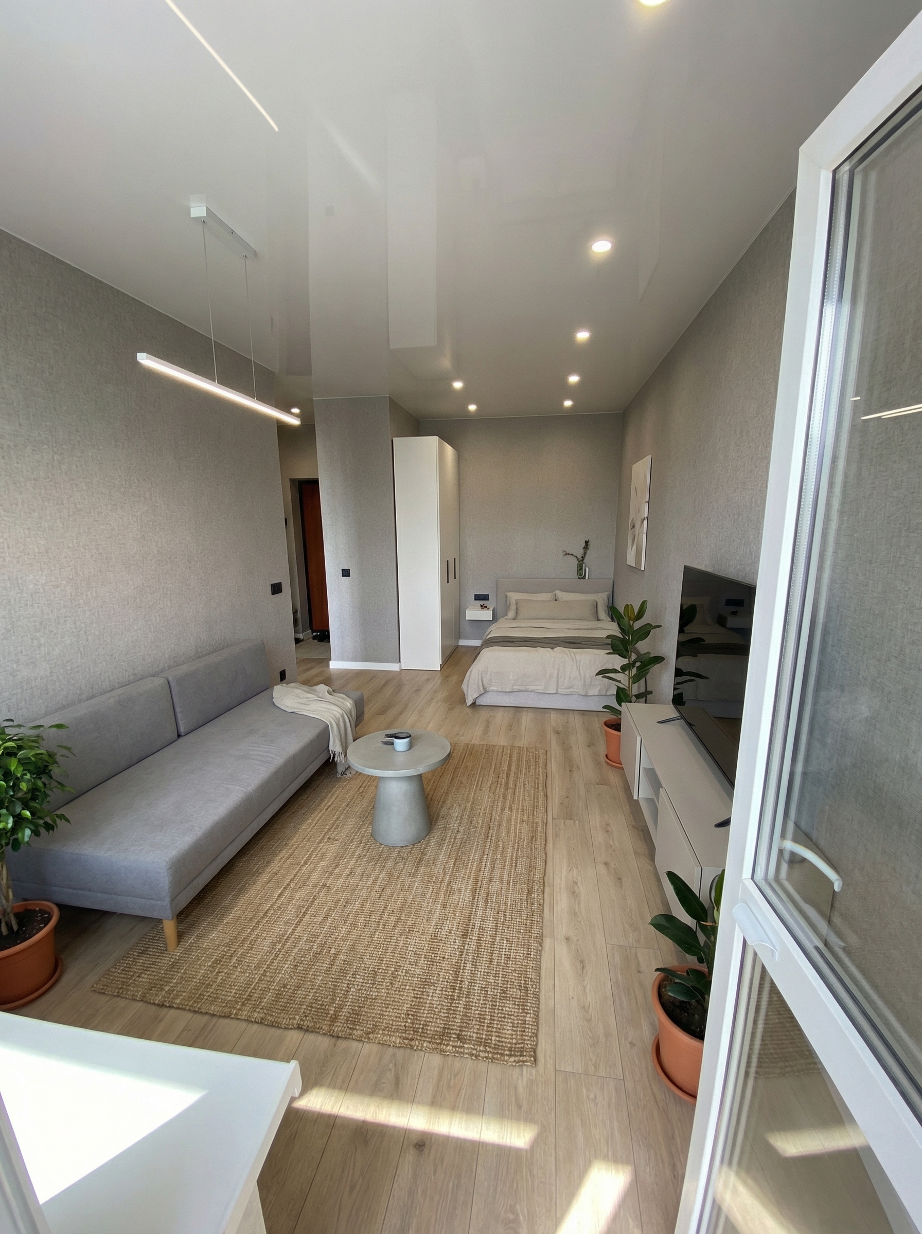 Дизайн гостиной в стиле Минимализм — фото интерьера от нейросети RoomGPT