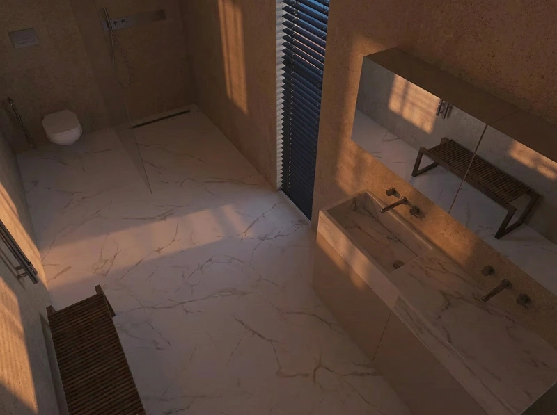 Дизайн ванной в стиле Без стиля — фото интерьера от нейросети RoomGPT