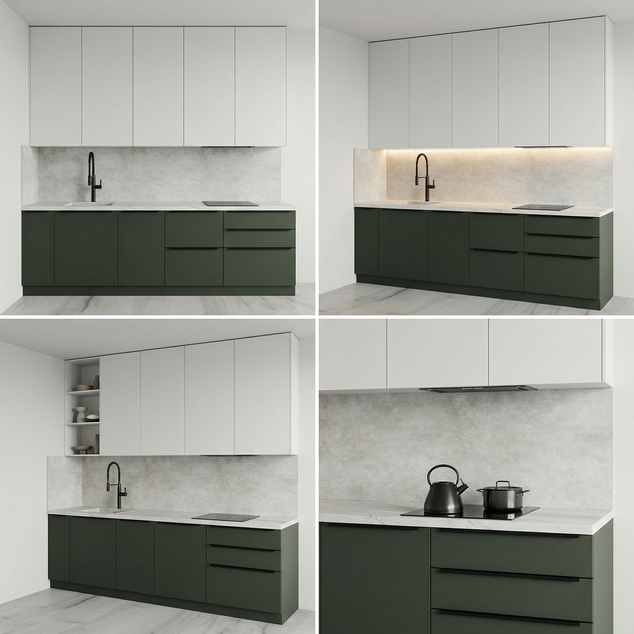 Дизайн кухни в стиле Минимализм — фото интерьера от нейросети RoomGPT