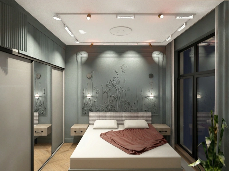 Дизайн интерьера в стиле Неоклассика — Спальня от нейросети RoomGPT