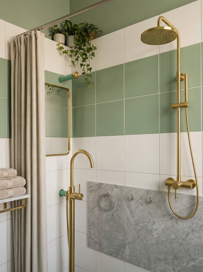 Дизайн ванной в стиле Без стиля — фото интерьера от нейросети RoomGPT