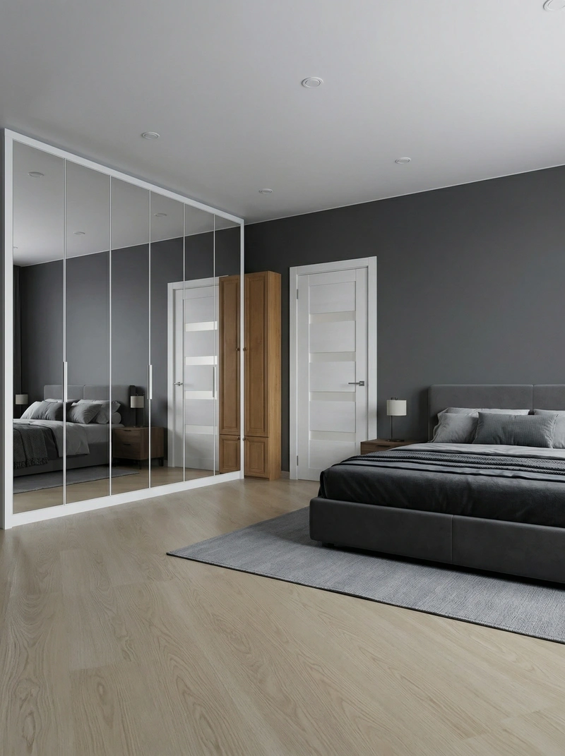 Дизайн спальни в стиле Без стиля — фото интерьера от нейросети RoomGPT