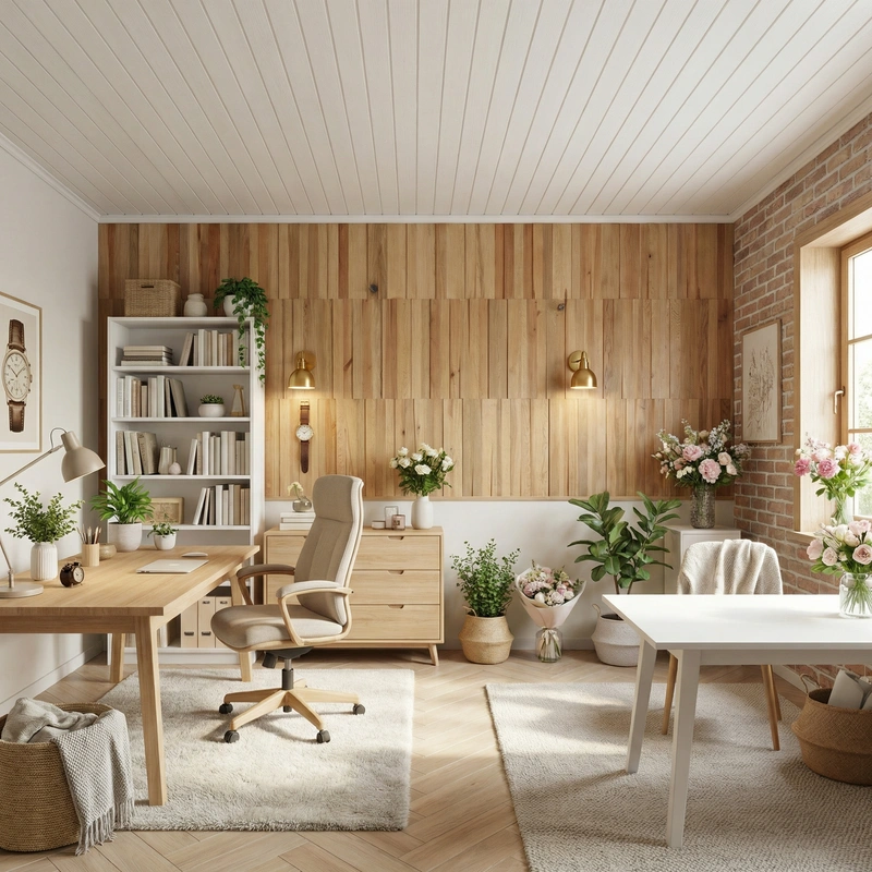 Дизайн интерьера в стиле Хюгге — Гостиная от нейросети RoomGPT