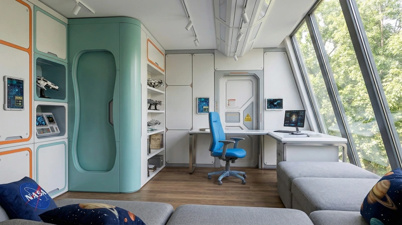 Дизайн детской в стиле Без стиля — фото интерьера от нейросети RoomGPT