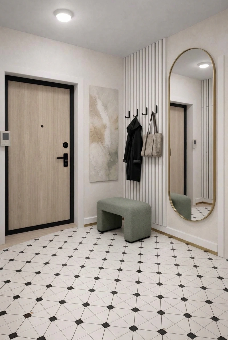 Дизайн интерьера в стиле Минимализм — Прихожая от нейросети RoomGPT