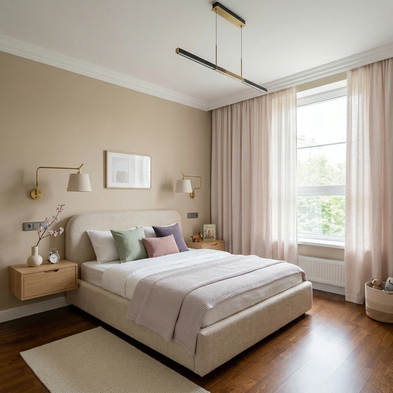 Дизайн детской в стиле Минимализм — фото интерьера от нейросети RoomGPT