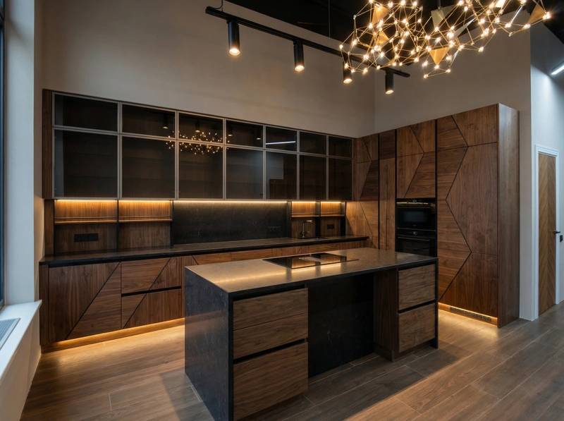 Дизайн кухни в стиле Минимализм — фото интерьера от нейросети RoomGPT