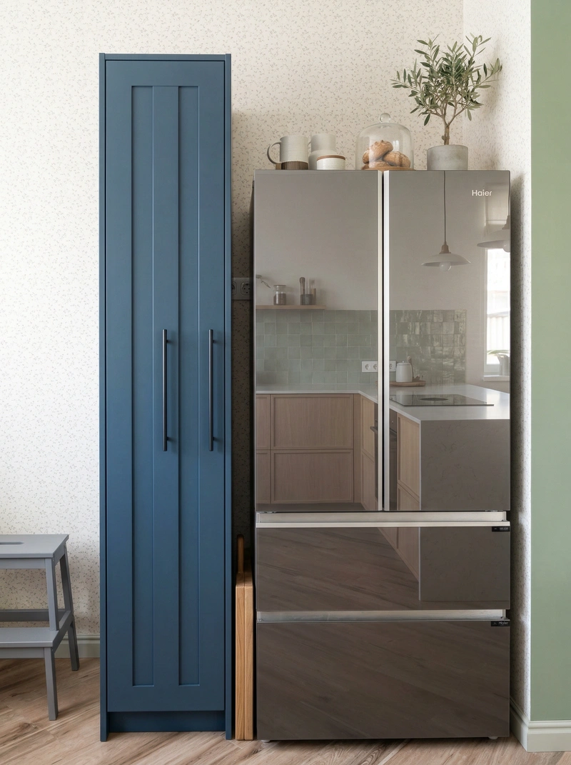 Дизайн интерьера в стиле Сканди — Кухня от нейросети RoomGPT