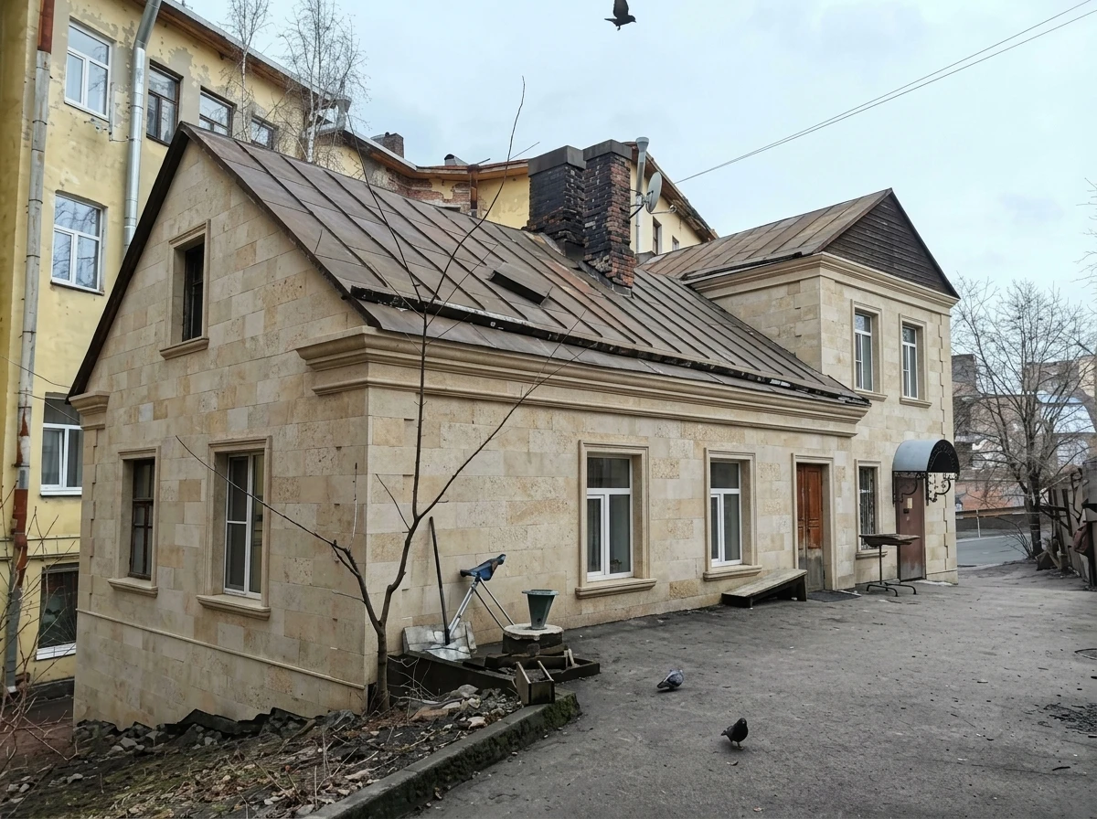 Дизайн фасада в стиле Неоклассика — Фасад от нейросети RoomGPT