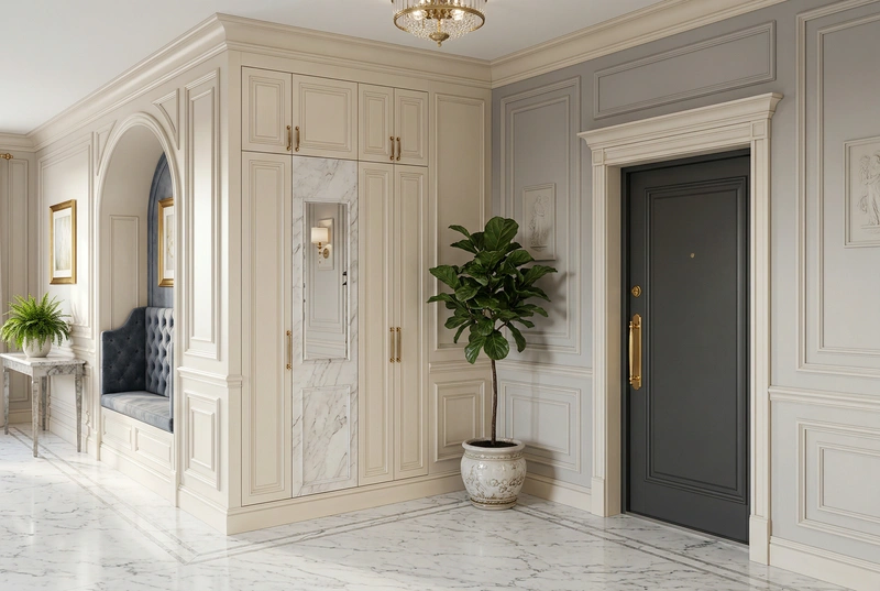 Дизайн интерьера в стиле Классика — Прихожая от нейросети RoomGPT