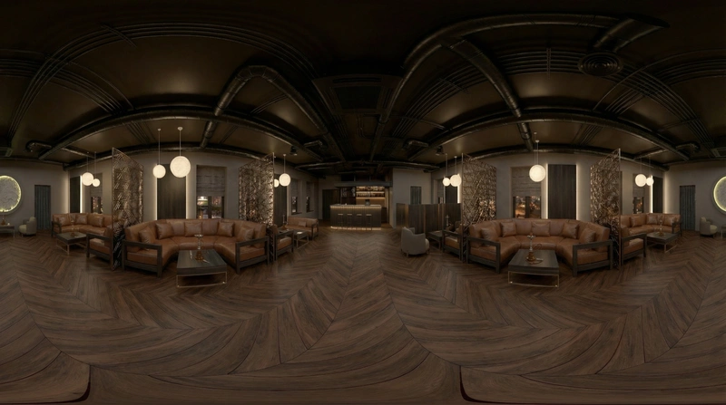 Дизайн гостиной в стиле Блэктэк — фото интерьера от нейросети RoomGPT