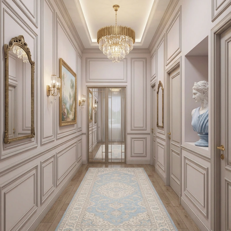 Дизайн интерьера в стиле Неоклассика — Прихожая от нейросети RoomGPT