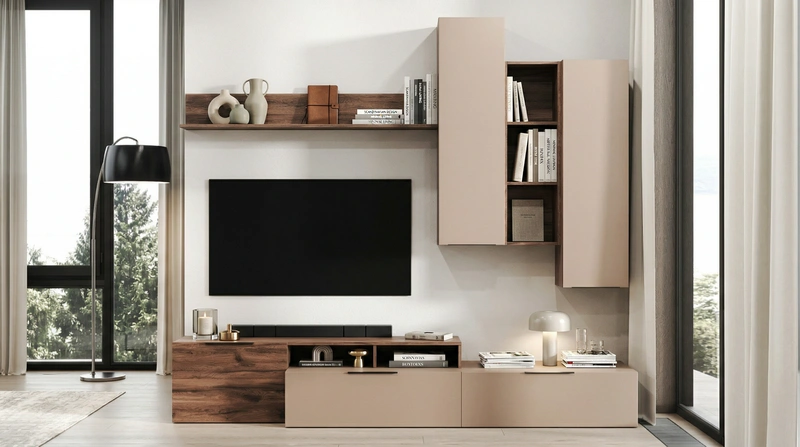 Дизайн интерьера в стиле Сканди — Гостиная от нейросети RoomGPT