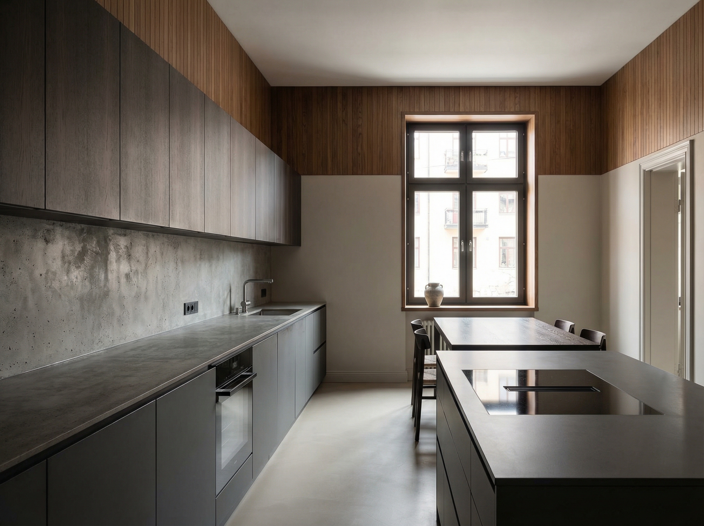 Дизайн кухни в стиле Минимализм — фото интерьера от нейросети RoomGPT