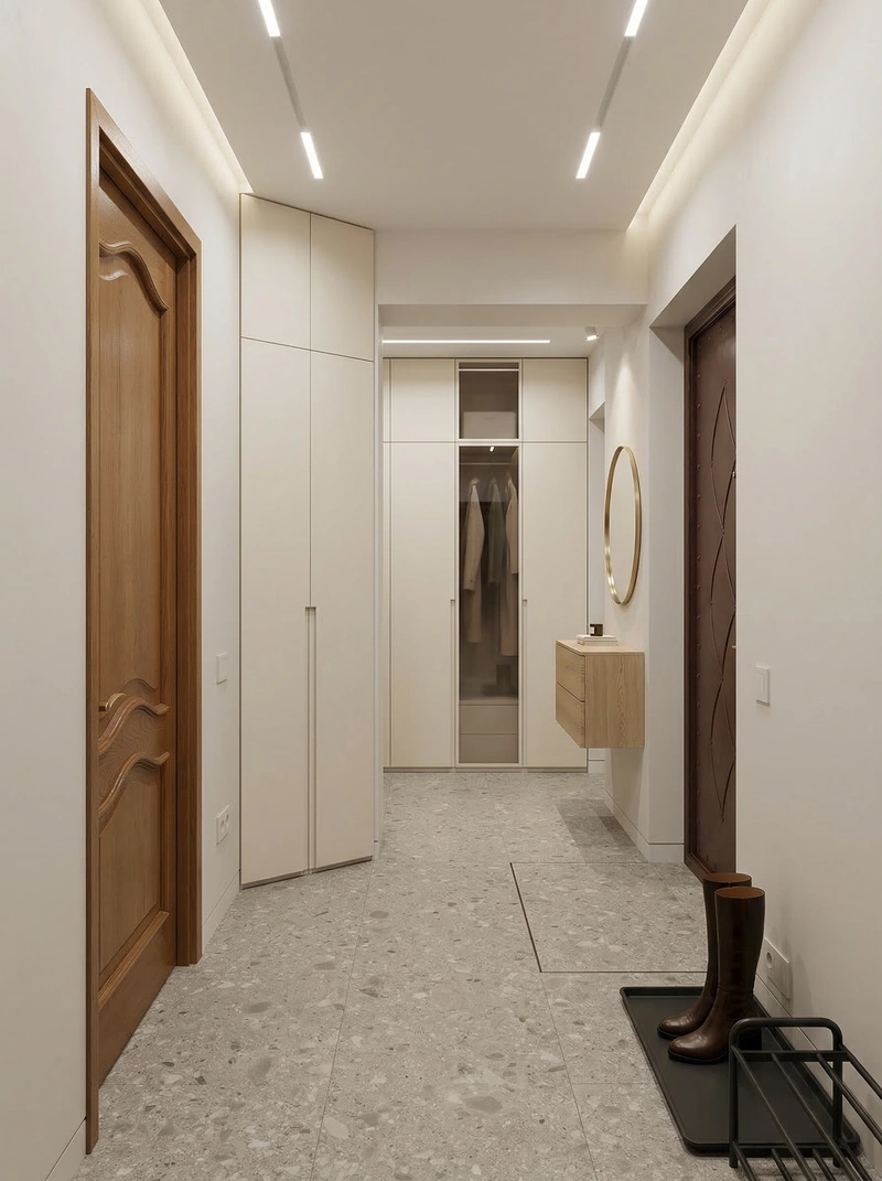 Дизайн интерьера в стиле Минимализм — Прихожая от нейросети RoomGPT