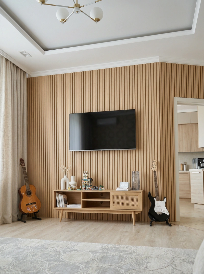 Дизайн интерьера в стиле Сканди — Гостиная от нейросети RoomGPT