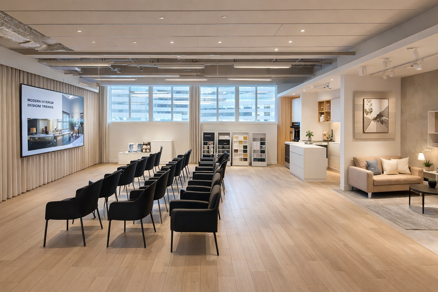 Дизайн гостиной в стиле Контемпорари — фото интерьера от нейросети RoomGPT