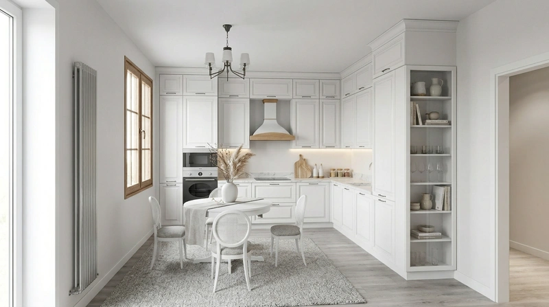 Дизайн гостиной в стиле Сканди — фото интерьера от нейросети RoomGPT