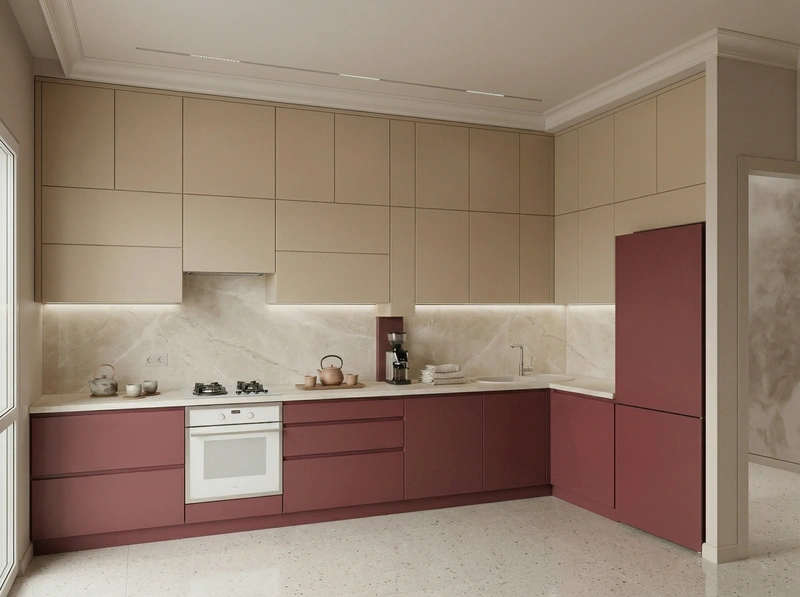 Дизайн кухни в стиле Минимализм — фото интерьера от нейросети RoomGPT