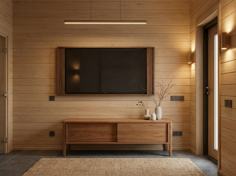 Дизайн ванной в стиле Japandi — фото интерьера от нейросети RoomGPT