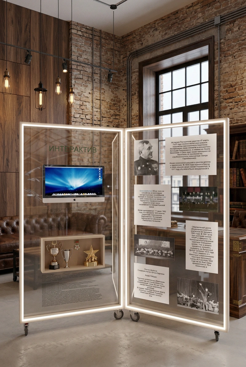 Дизайн интерьера в стиле Лофт — Кабинет от нейросети RoomGPT