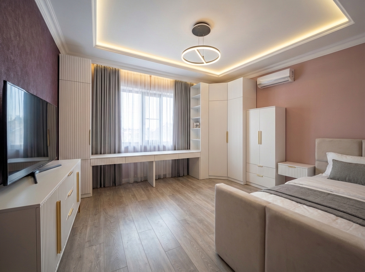 Дизайн детской в стиле Минимализм — фото интерьера от нейросети RoomGPT